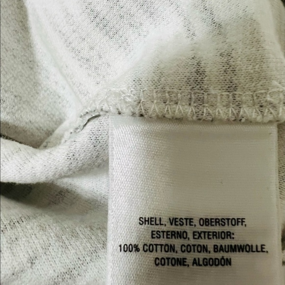 Anthropologie Postmark Gray & White With Ruffle Top Size XS - Picture 6 of 6